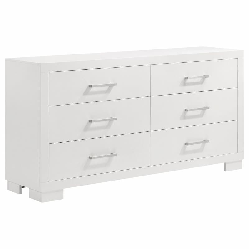 Jessica 6-drawer Dresser Cream White