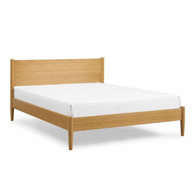 Ria Eastern King Platform Bed, Caramelized