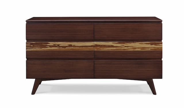 Azara Six Drawer Double Dresser, Sable