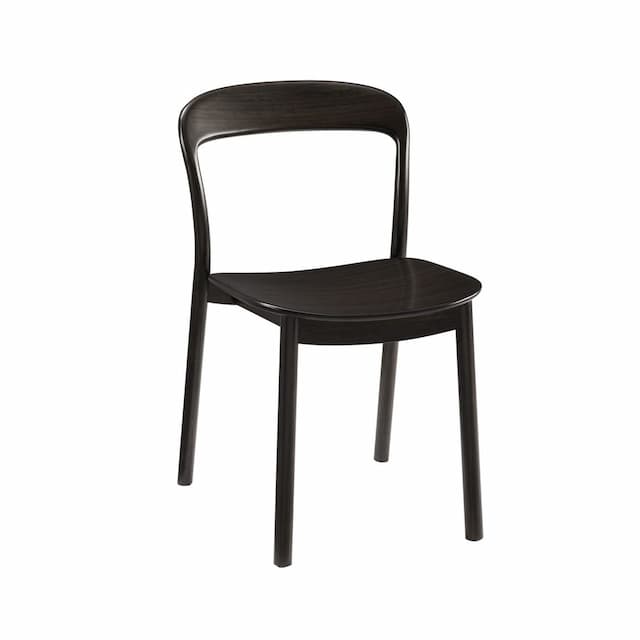 Hanna Chair Bamboo seat, Caviar