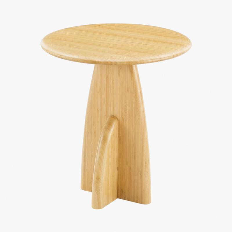 Zephyr Side Table, Wheat