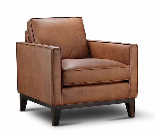 Pimlico Contemporary 100% Top Grain Leather Armchair