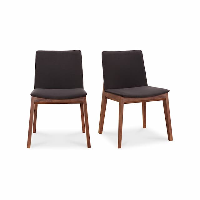 DECO DINING CHAIR BLACK- SET OF TWO