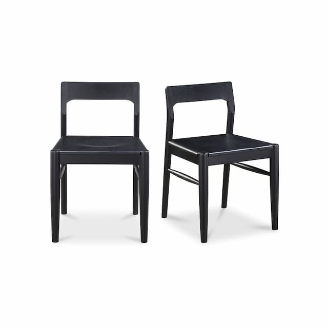 OWING DINING CHAIR BLACK-SET OF TWO