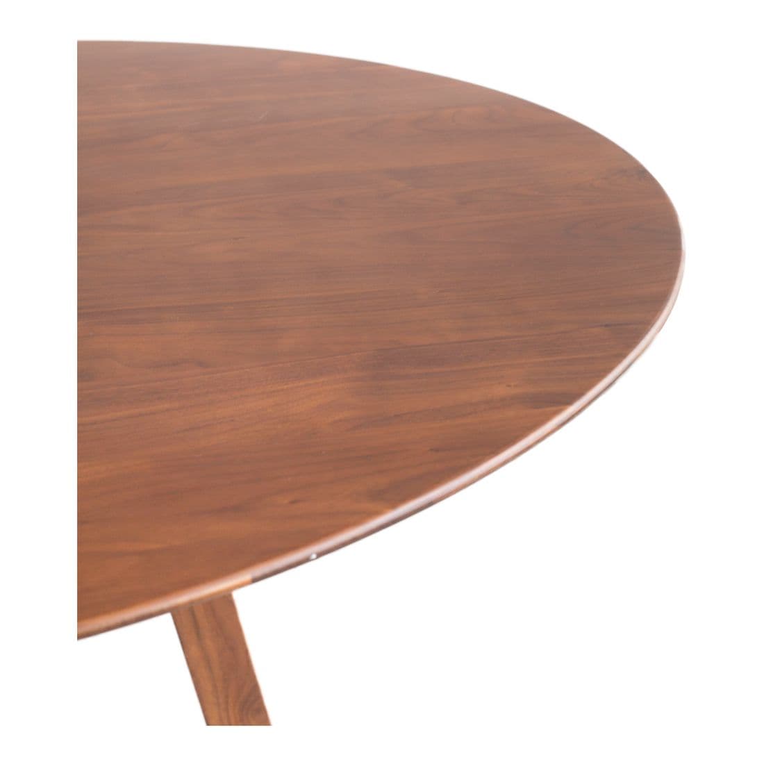 Moe's Aldo Round Dining Table Walnut
