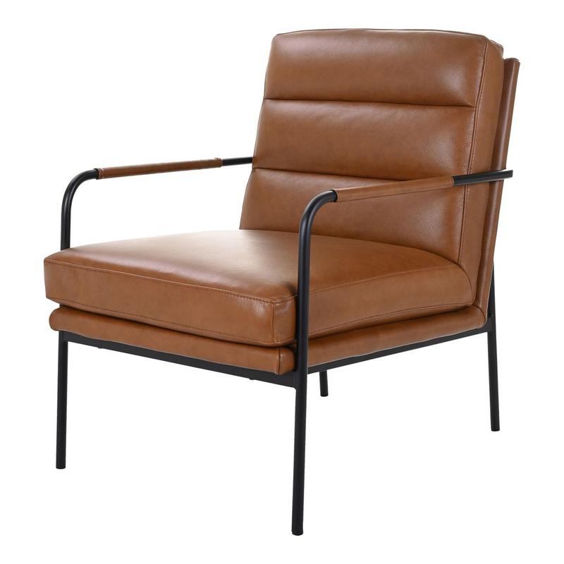 VERLAINE ARMCHAIR CHESTNUT BROWN