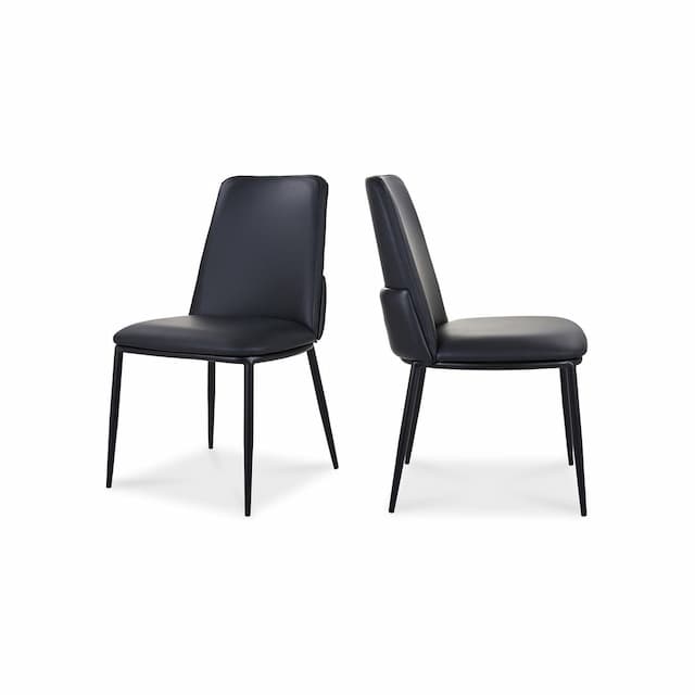 DOUGLAS DINING CHAIR BLACK-SET OF TWO