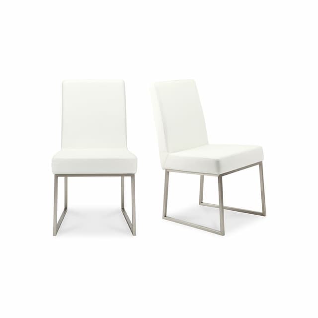 TYSON DINING CHAIR WHITE-SET OF TWO