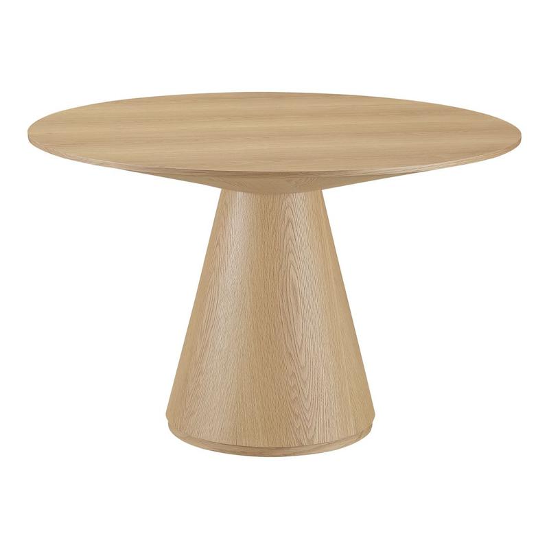 Otago Dining Table 54in Round Oak