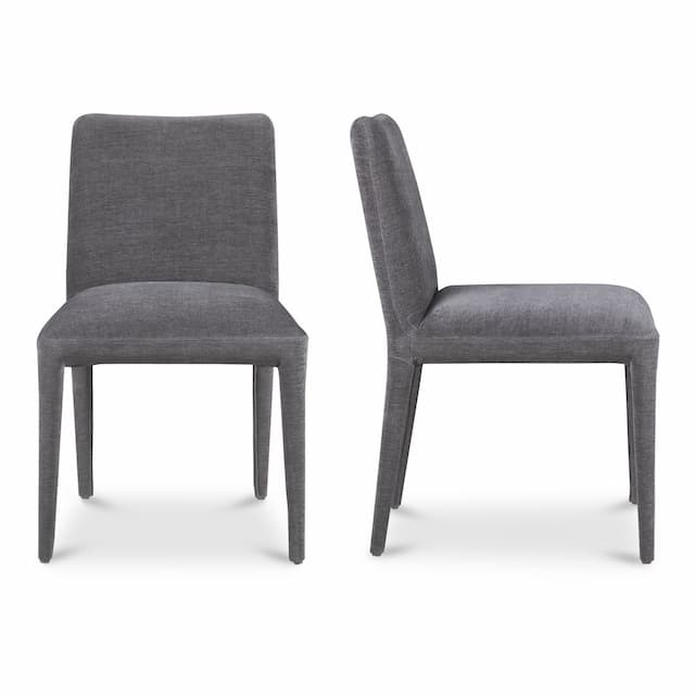 CALLA DINING CHAIR DARK GREY-SET OF TWO