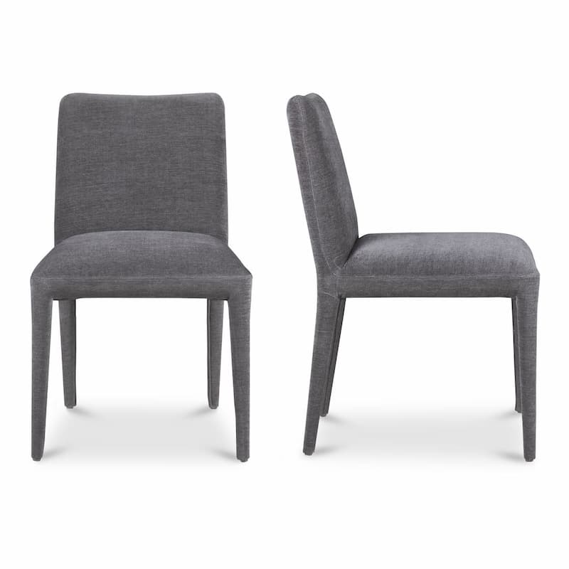CALLA DINING CHAIR DARK GREY-SET OF TWO