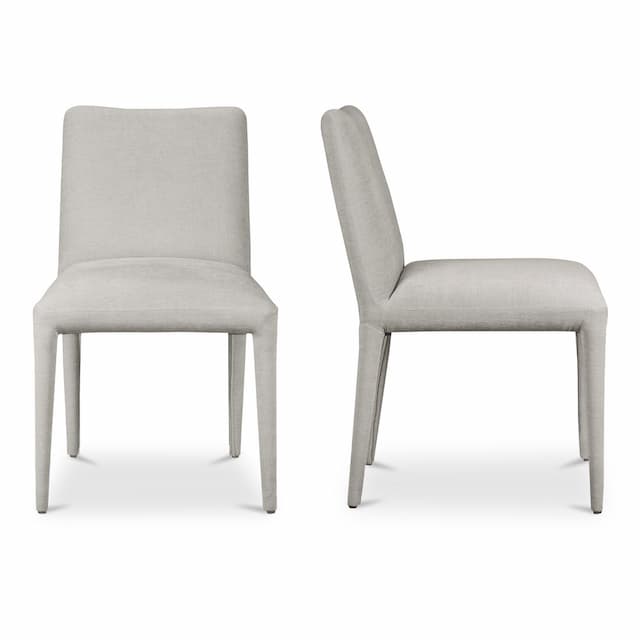 CALLA DINING CHAIR LIGHT GREY-SET OF TWO