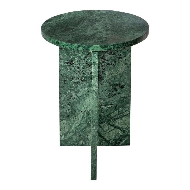 GRACE ACCENT TABLE GREEN MARBLE