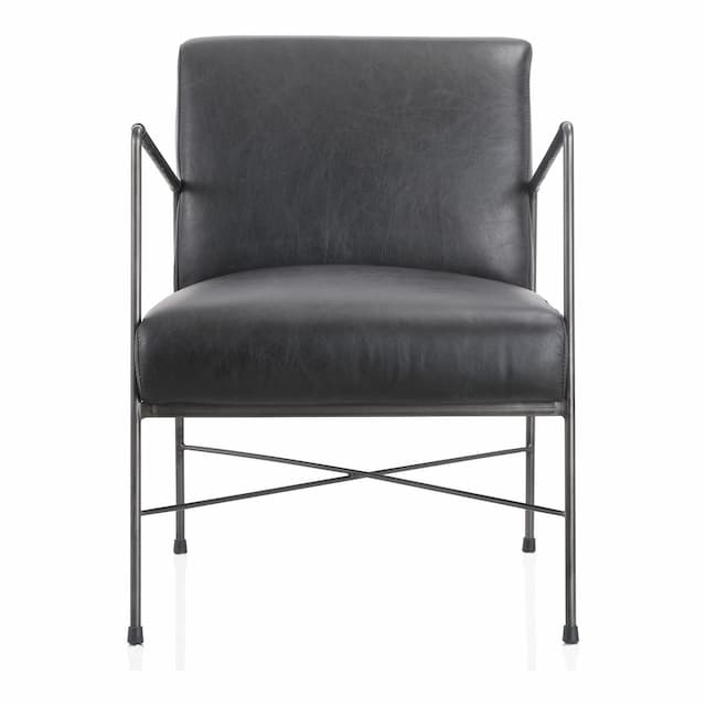 DAGWOOD LEATHER ARMCHAIR