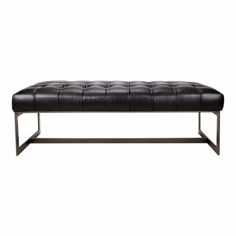 WYATT LEATHER BENCH