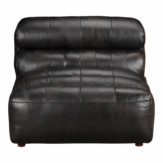 RAMSAY LEATHER SLIPPER CHAIR