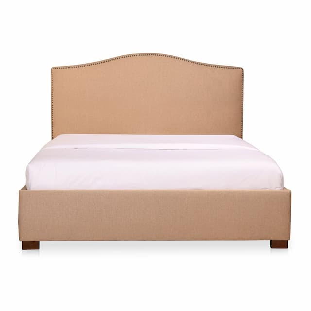 Zale Queen Bed Oatmeal