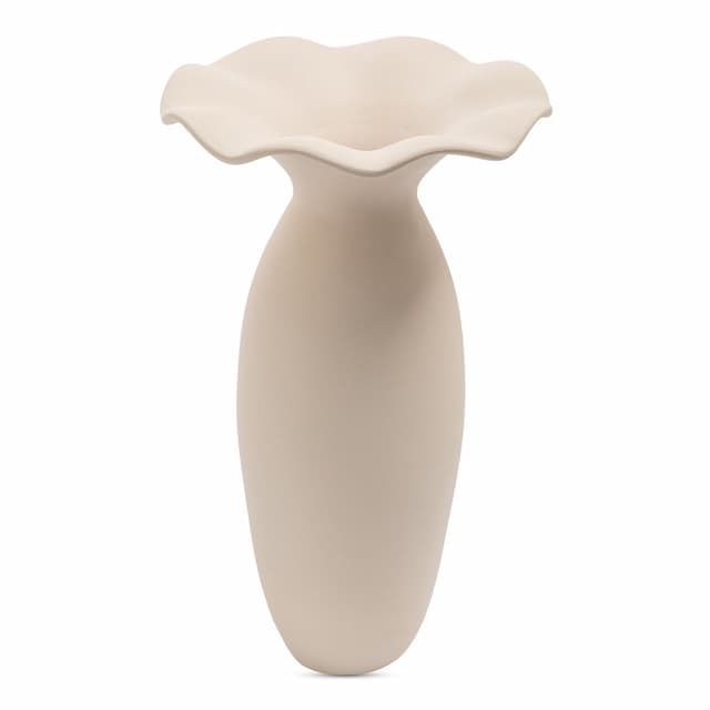 RUFFLE 16IN DECORATIVE VESSEL