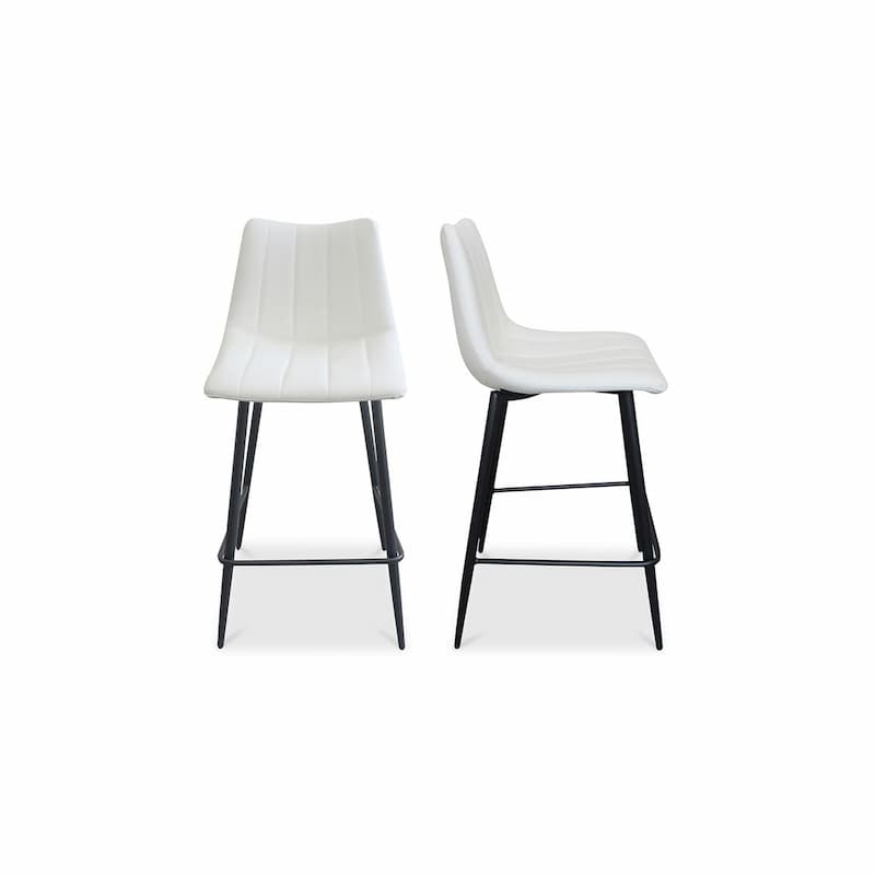 ALIBI COUNTER STOOL IVORY-SET OF TWO