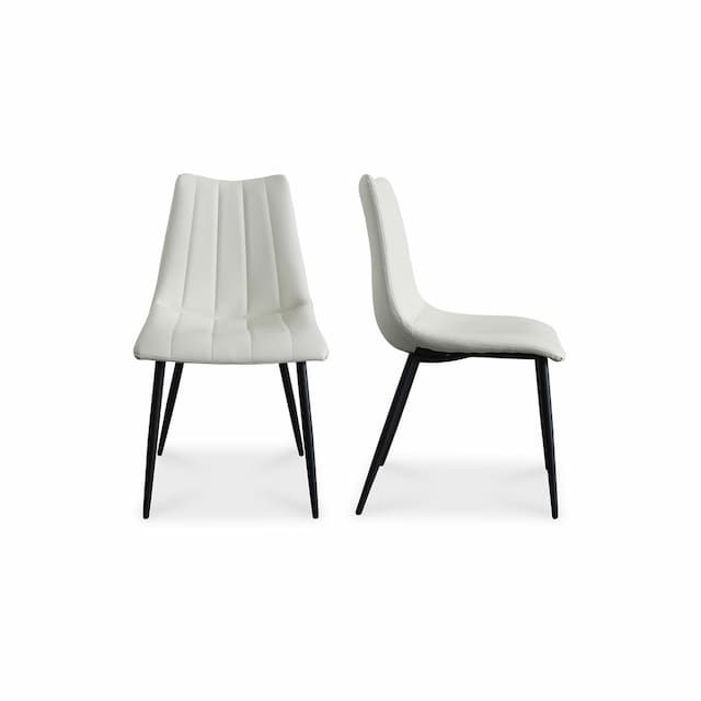 ALIBI DINING CHAIR IVORY-SET OF TWO