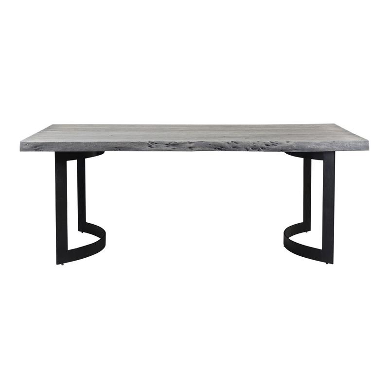 Bent Dining Table Extra Small Weathered Grey
