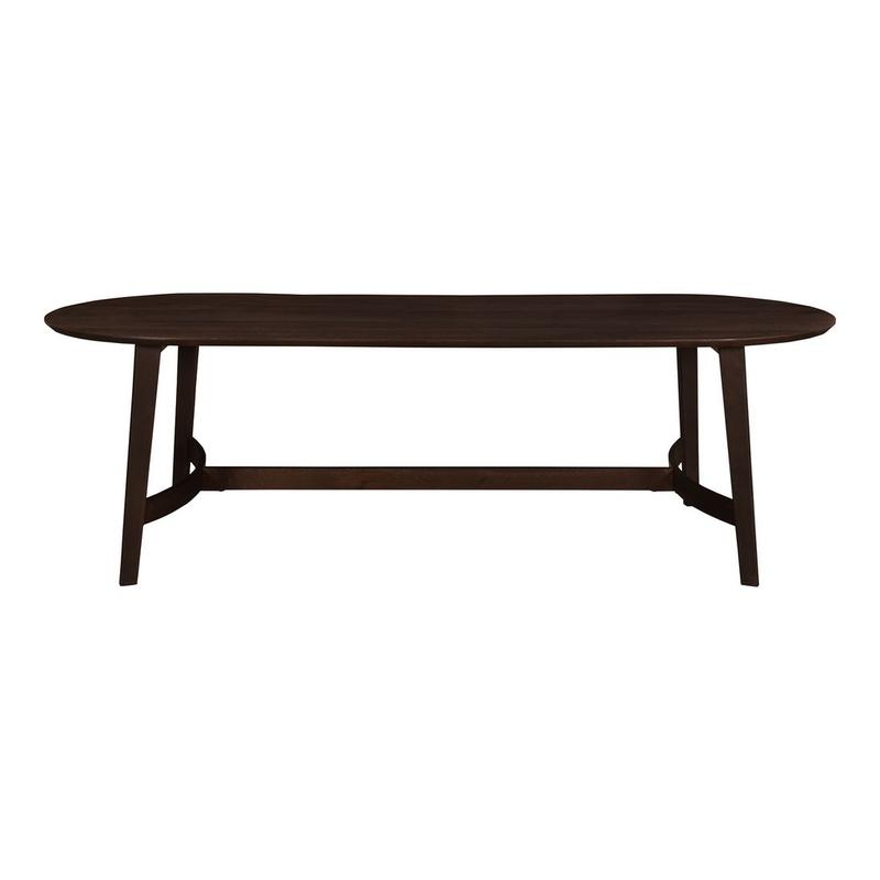 Trie Dining Table Small Dark Brown