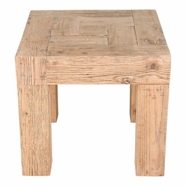 EVANDER SIDE TABLE AGED OAK