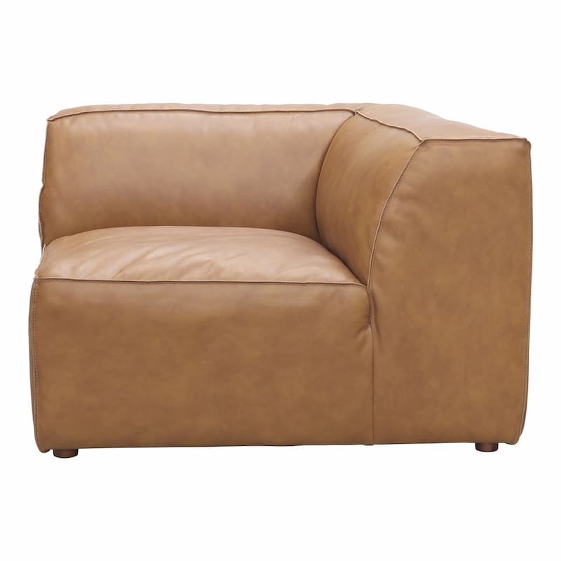 FORM CORNER CHAIR SONORAN TAN LEATHER