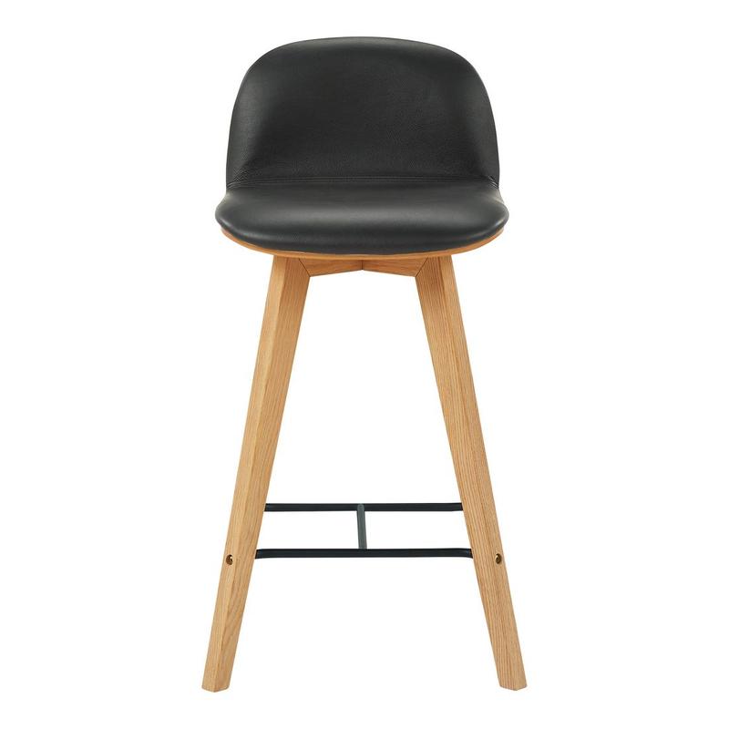 NAPOLI LEATHER COUNTER STOOL