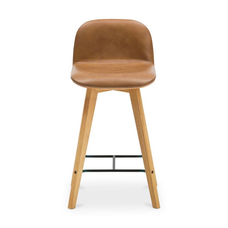 NAPOLI LEATHER COUNTER STOOL