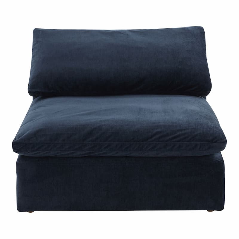 Clay Slipper Chair Performance Fabric Nocturnal Sky