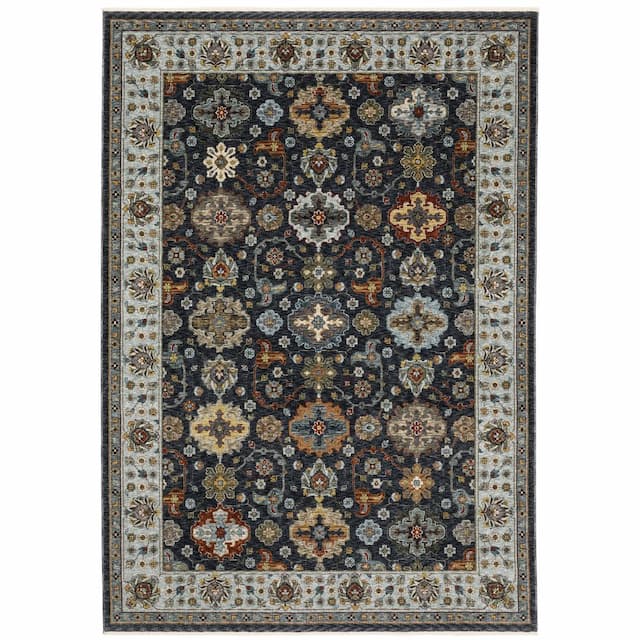 Aberdeen 561B1 Blue/ Multi Indoor Area Rug