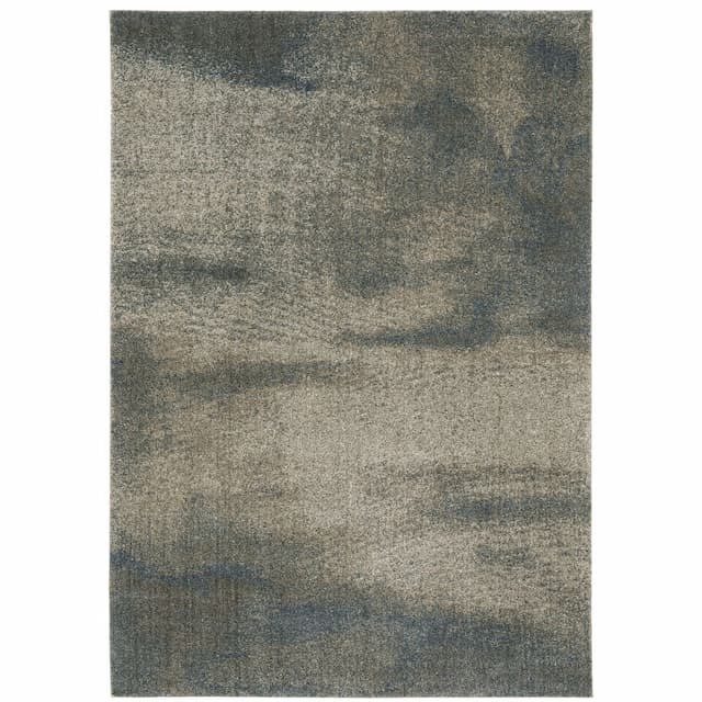 Alton 5562V Grey/ Teal Indoor Area Rug - 3'3" x 5'