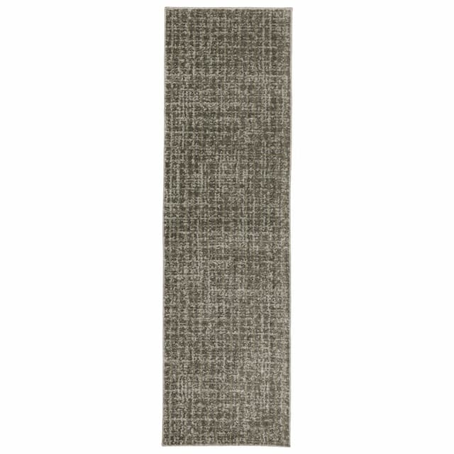 Alton 090N9 Grey/ Beige Indoor Area Rug - 2'3" x 7'6"