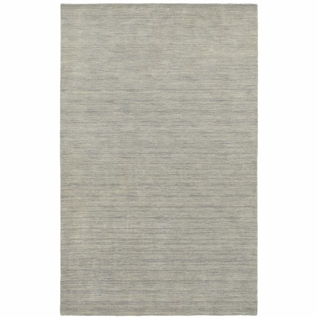 Aniston 27108 Grey Hand-crafted Wool Area Rug - 10' x 13'