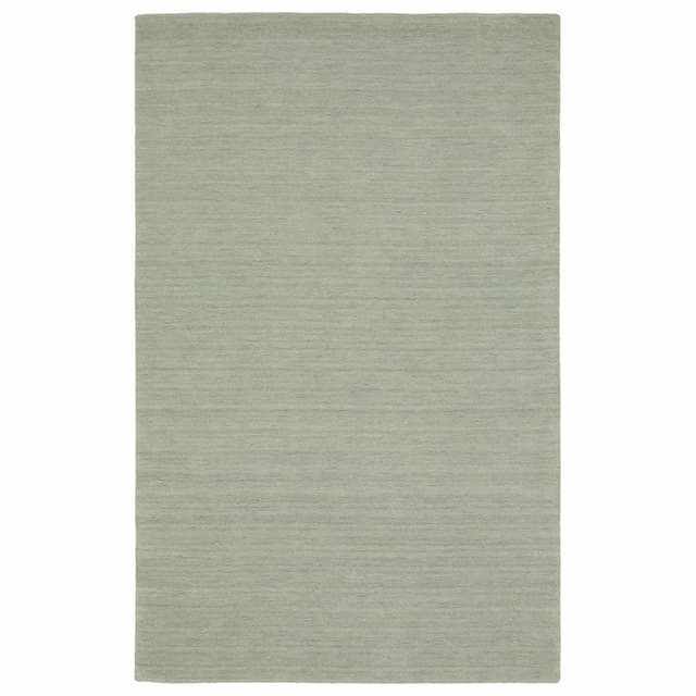 Aniston II 27115 Silver Hand-crafted Wool Area Rug - 10' x 13'