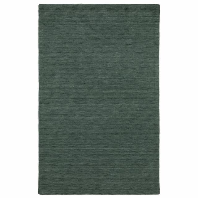 Aniston II 27121 Teal/Blue Hand-crafted Wool Area Rug