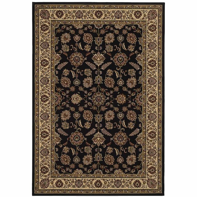 Ariana 271D3 Brown/ Ivory Indoor Area Rug - 12' x 15'