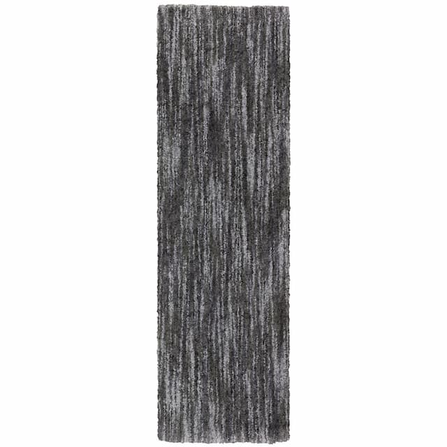 Aspen 829K9 Charcoal Indoor Area Rug - 2'3" x 7'6"