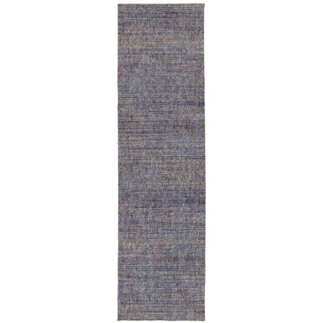 Atlas 8033F Purple/ Grey Indoor Area Rug - 2'3" x 8'