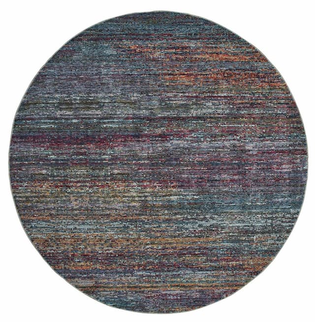 Atlas 8037B Multi Indoor Area Rug - 7'10" Round