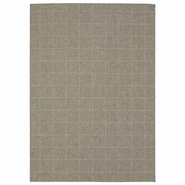 Caicos CA04B Grey/ Light Grey Ultimate Performance Area Rug - 3'3" x 5'