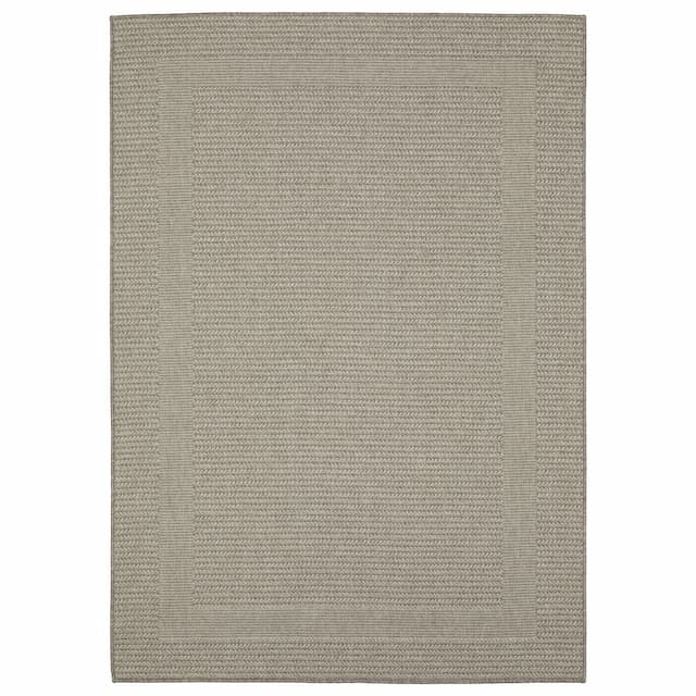 Caicos CA05A Grey/ Light Grey Ultimate Performance Area Rug - 3'3" x 5'