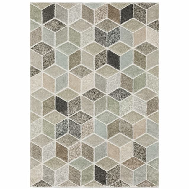 Cambria 083J2 Beige/Multi Indoor Area Rug - 3'3" x 5'