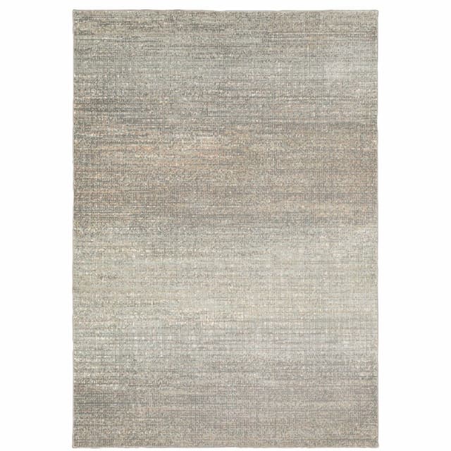 Capistrano 524A1 Grey/ Green Indoor Area Rug - 3'10" x 5'5"