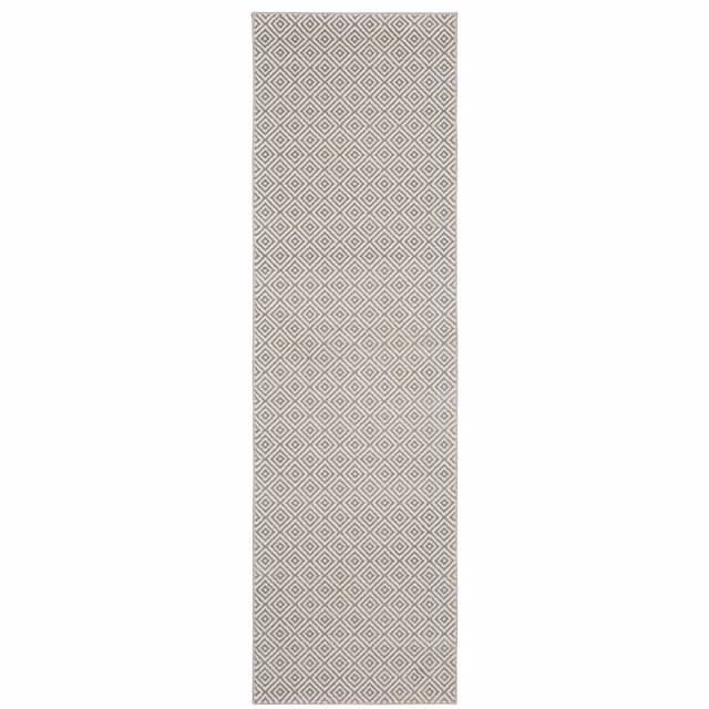 Capistrano 525B1 Grey Indoor Area Rug - 2'3" x 7'3"