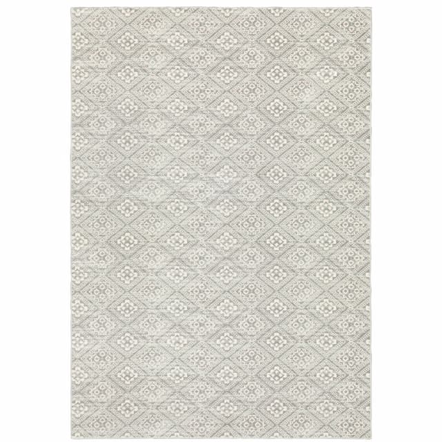 Capistrano 9894F Grey Indoor Area Rug - 3'10" x 5'5"