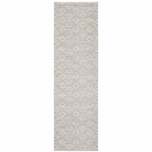 Capistrano 9894F Grey Indoor Area Rug - 2'3" x 7'3"