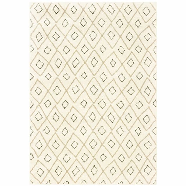 Carson 3943G Ivory/ Sand Indoor Area Rug - 2' x 3'