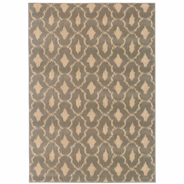 Casablanca 4453A Blue/ Ivory Indoor Area Rug - 1'10" x 3'3"